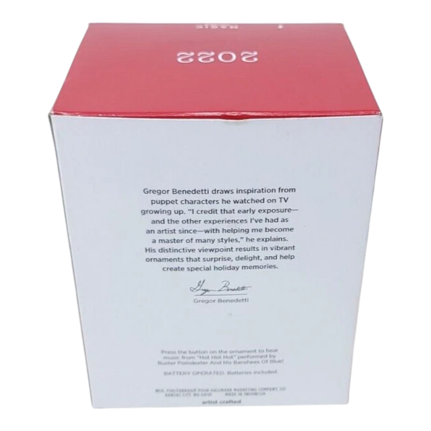 2022 Warmest Holiday Wishes Hallmark Ornament (Santa Claus) QGO2536