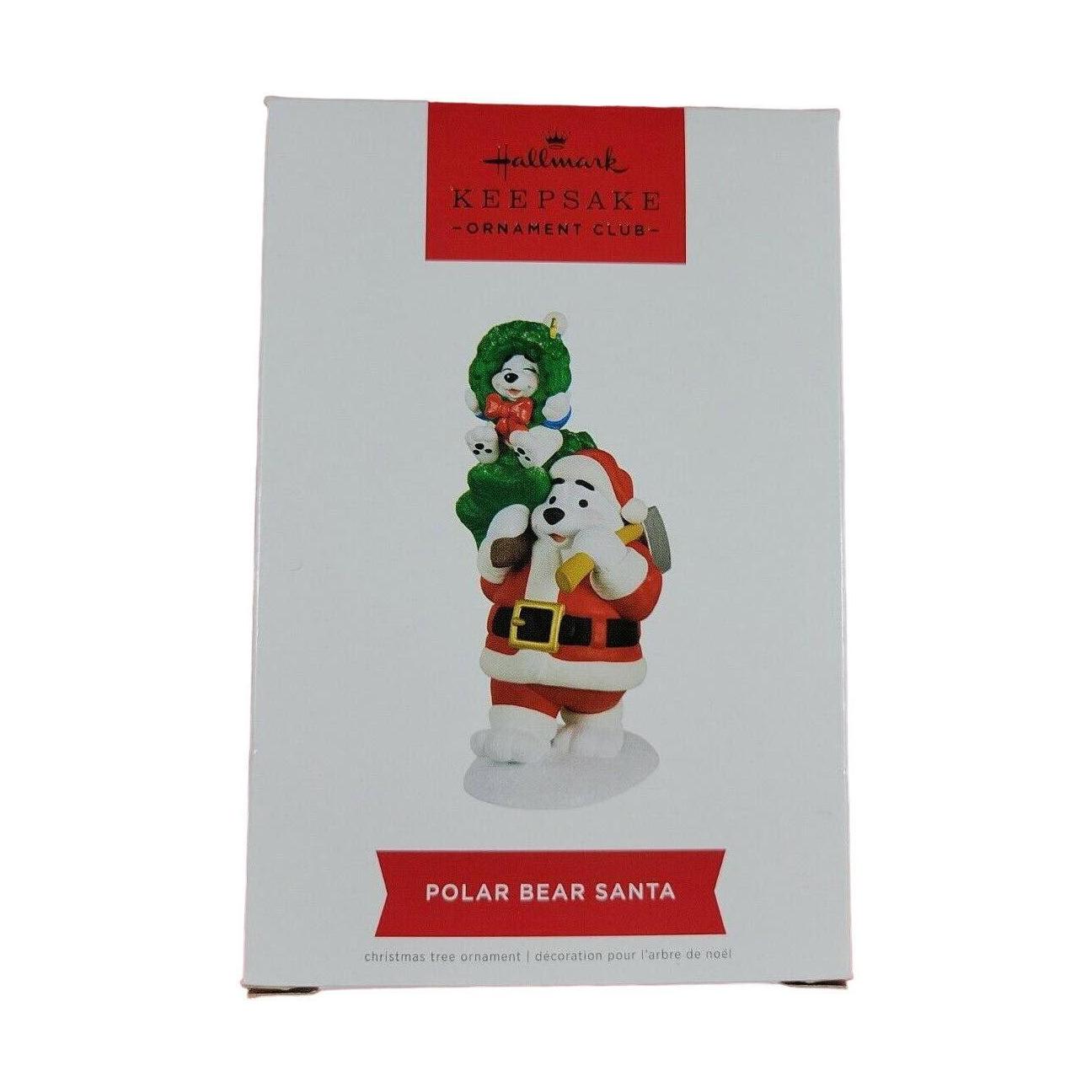 2022Polar Bear Santa Hallmark Ornament (Santa Claus) QDB1003