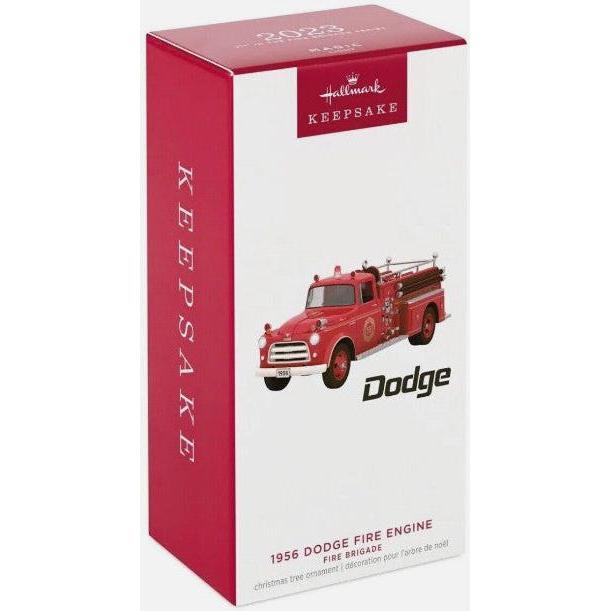 2023 Hallmark Ornament (1956) Dodge Fire Engine Hallmark Ornament (Fire Brigade) QXR8167