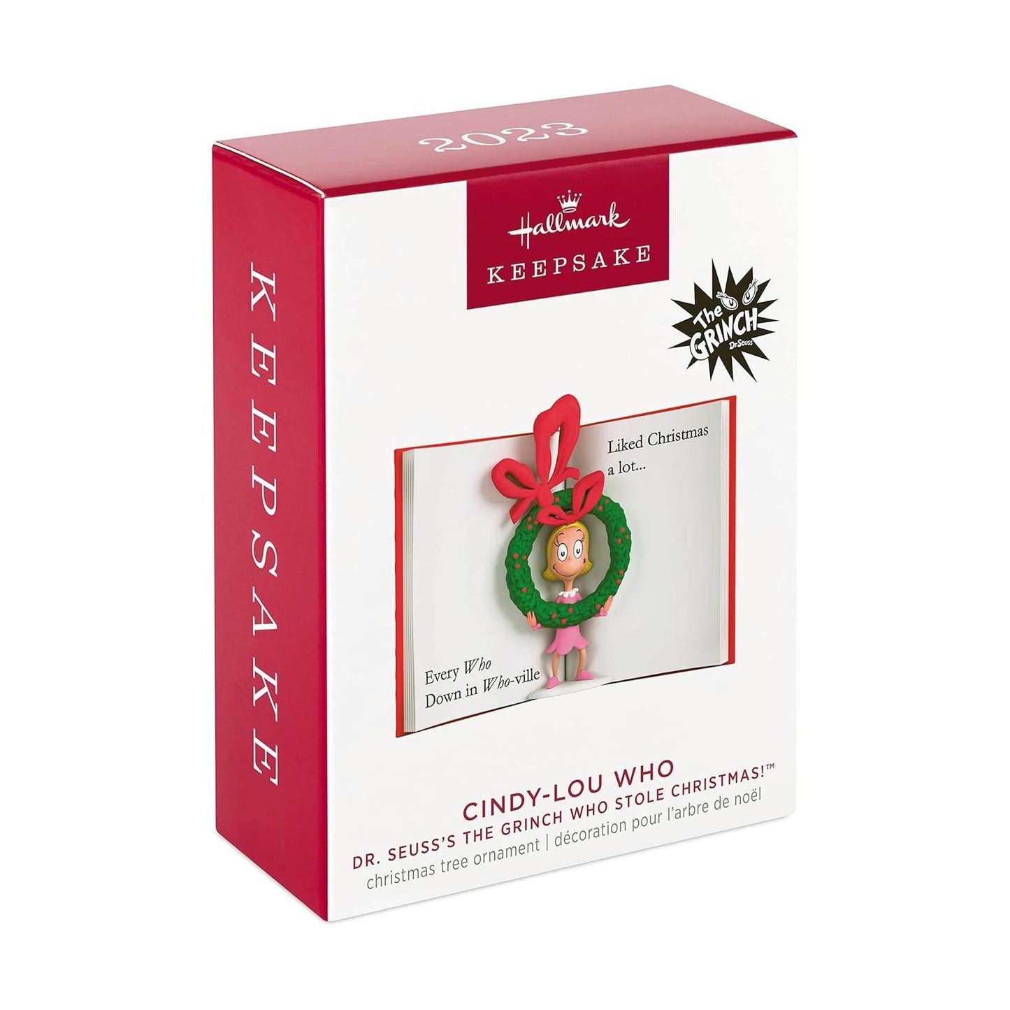 2023 Cindy-Lou Who Hallmark Ornament (Dr. Seuss) QXI7309
