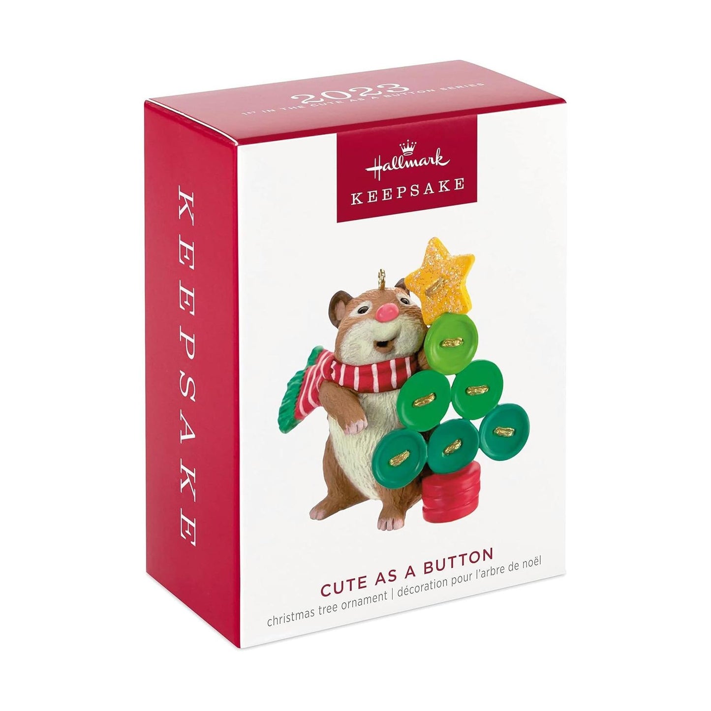2023 Cute As a Button Hallmark Ornament (Cute As a Button) QXR8259