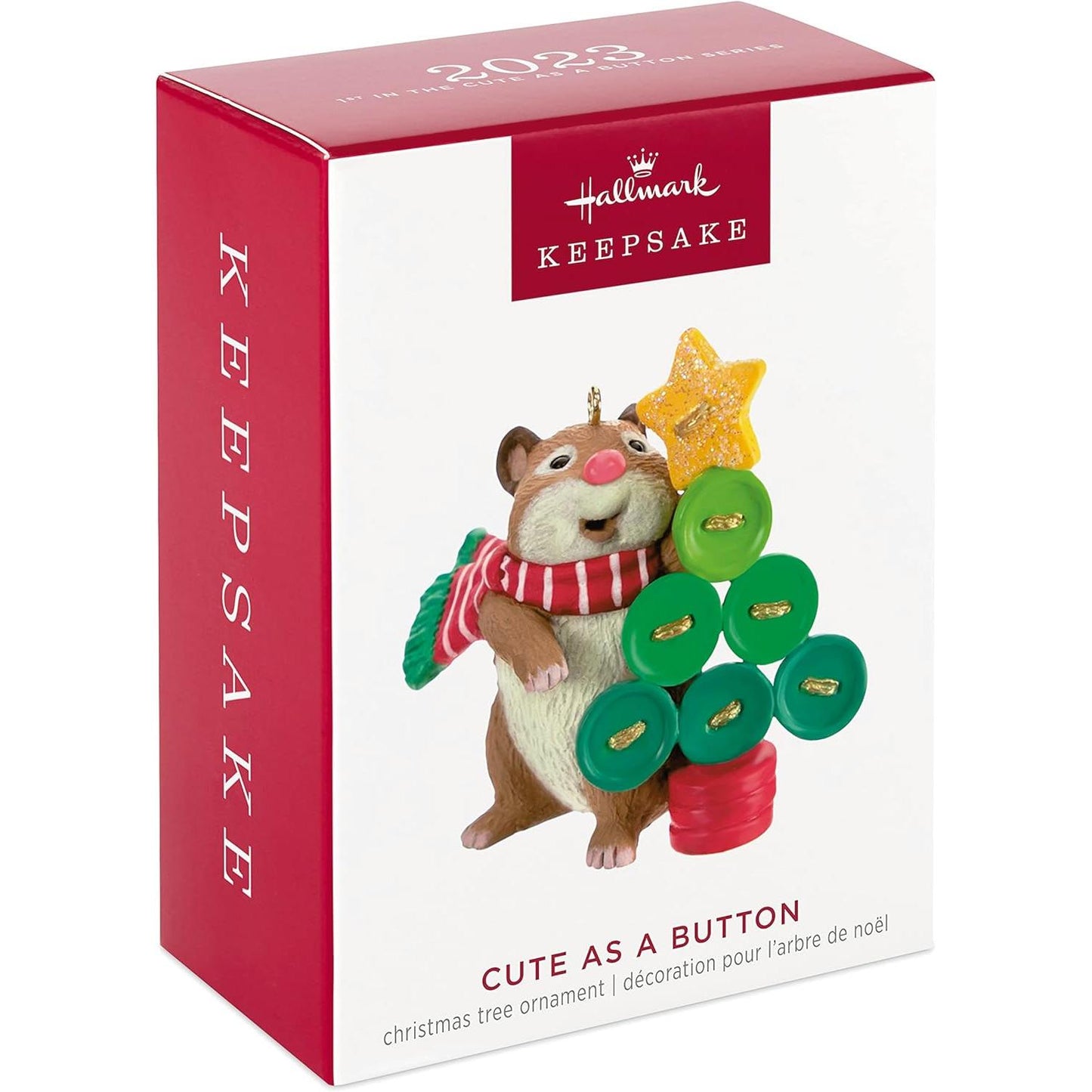 2023 Cute As a Button Hallmark Ornament (Cute As a Button) QXR8259