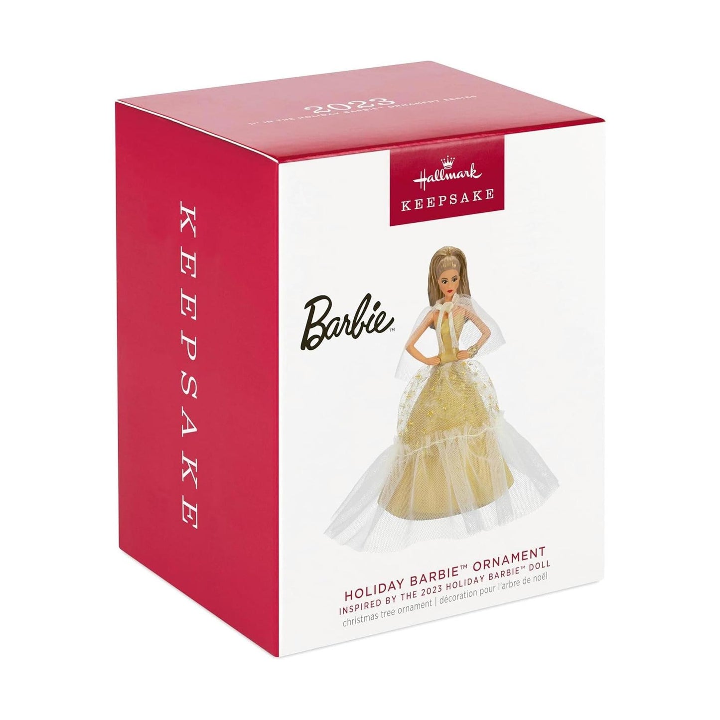 2023 Latina Holiday Barbie Hallmark Ornament (Holiday Barbie) QXR8219