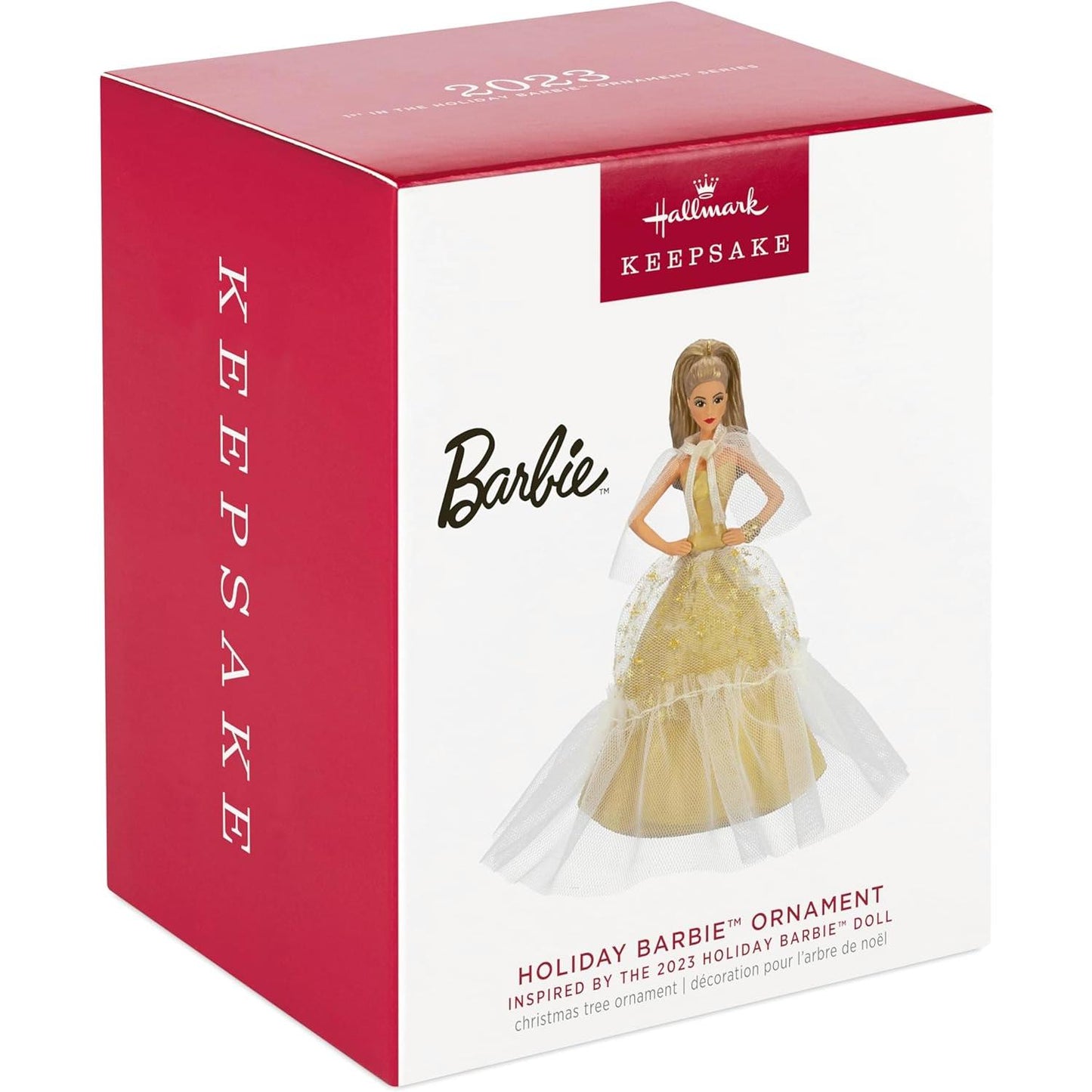 2023 Latina Holiday Barbie Hallmark Ornament (Holiday Barbie) QXR8219