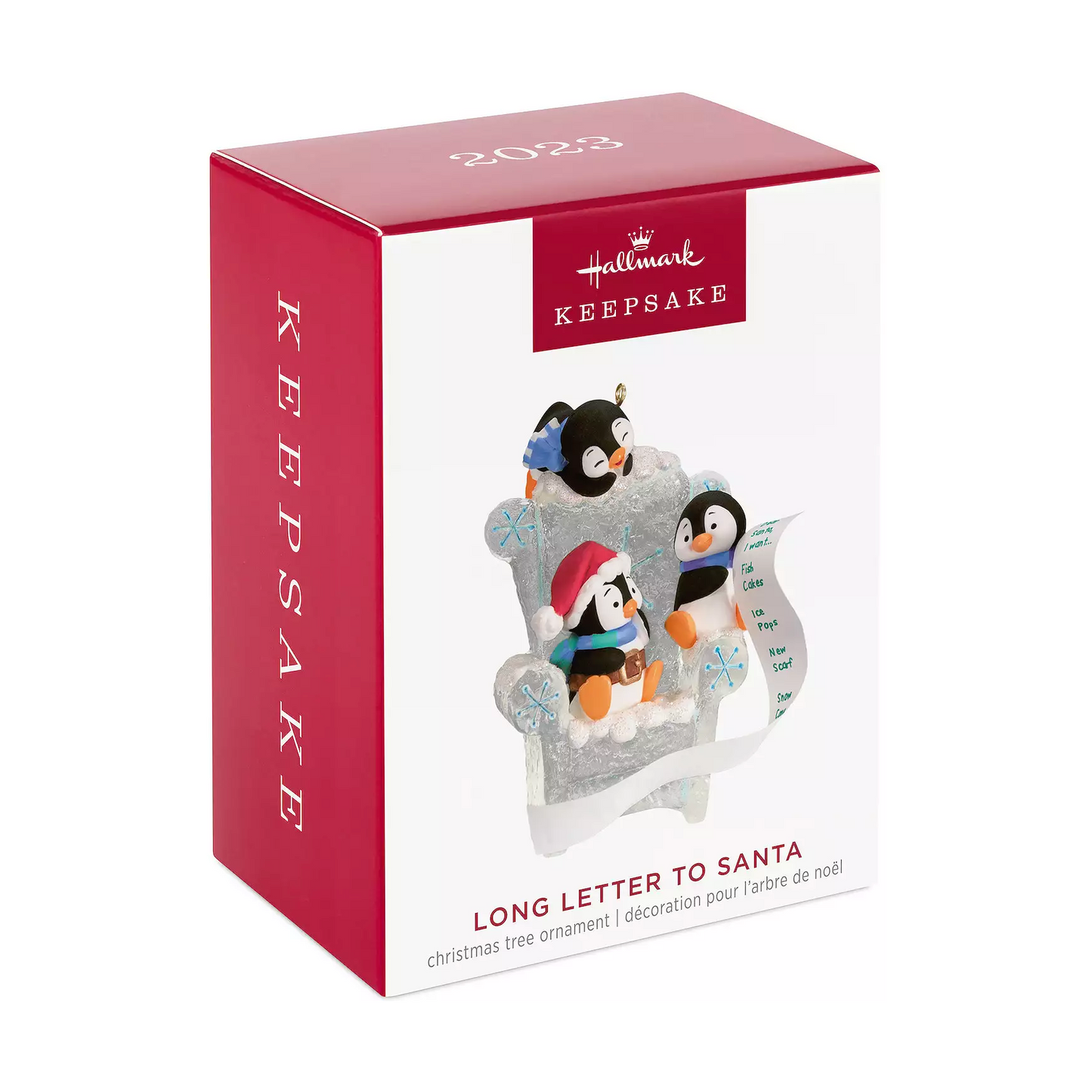 2023 Long Letter to Santa Hallmark Ornament (Kris' Penguins) QGO2959