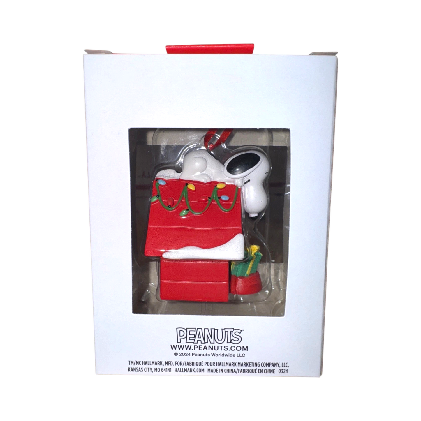 2023 Snoopy on Holiday Doghouse Hallmark Ornament (Peanuts) 3HCM2949