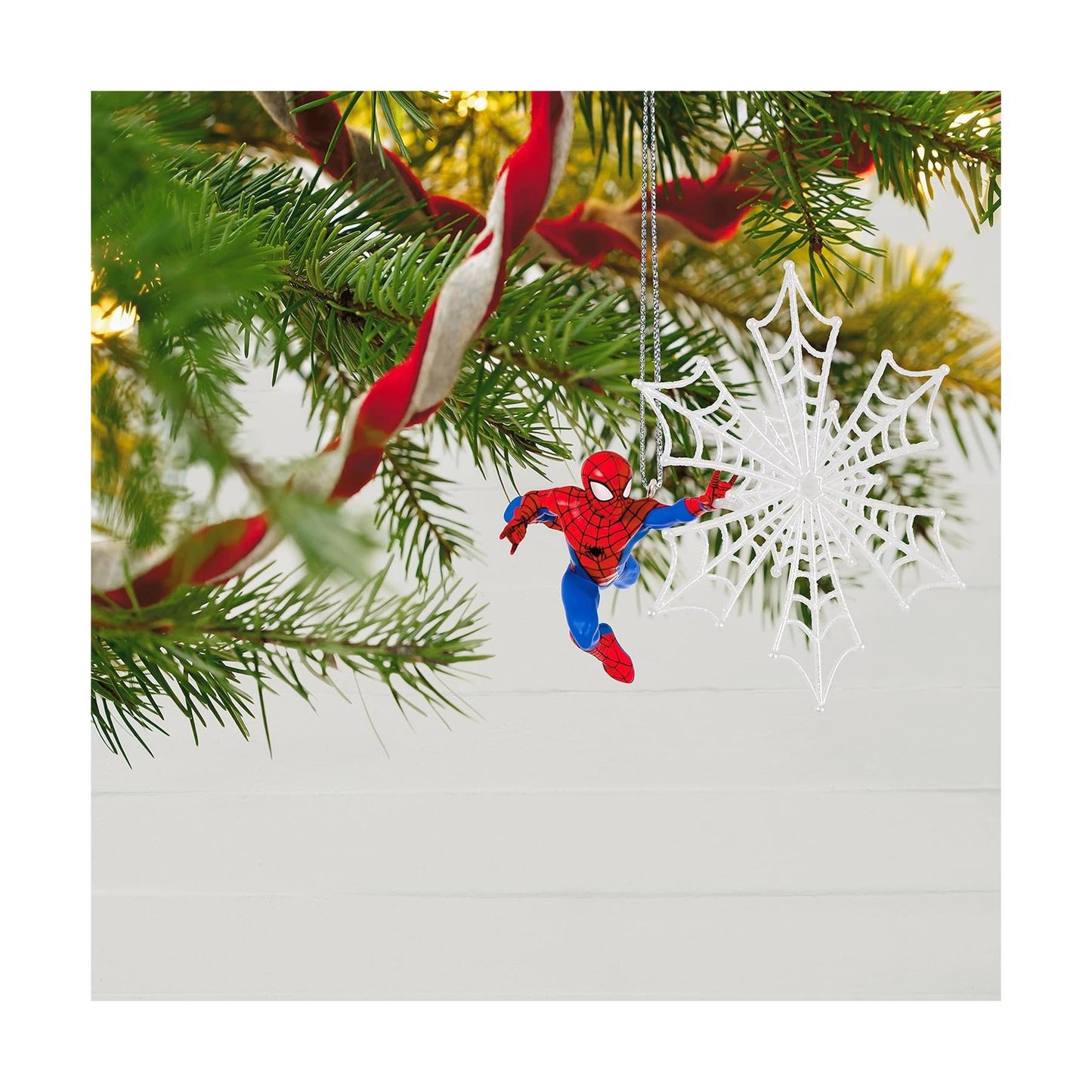 2023 Spidey Spins a Snowflake Hallmark Ornament (Super Heroes) QXI7467