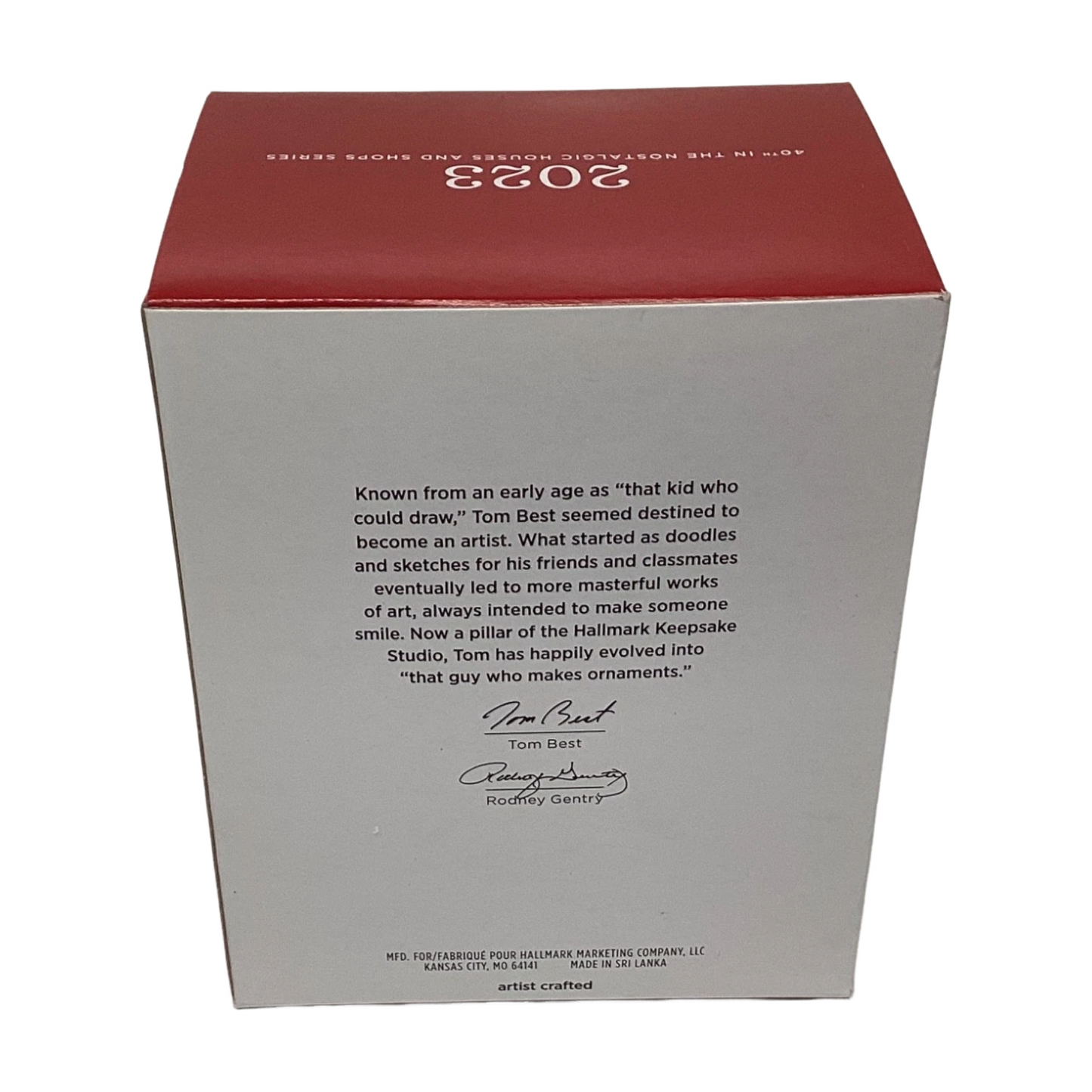 2023 Traditional Tudor Hallmark Ornament (Nostalgic Houses and Shops) QXR8129 Image4