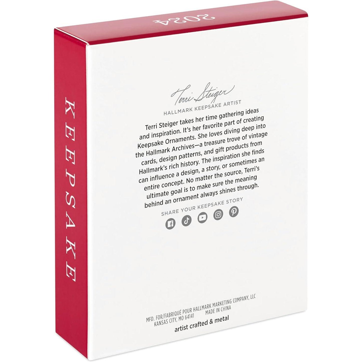 2024 O Christmas Tree Hallmark Ornament (Christmas Tree) QGO2851