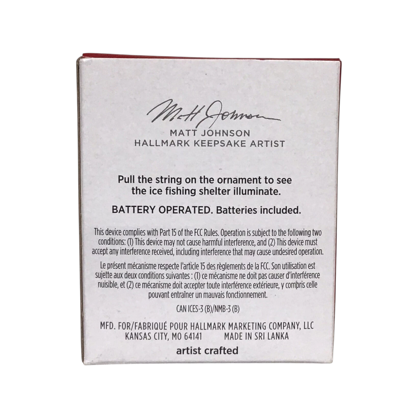 2024 Fishing for Fun Hallmark Ornament (Fishing) QXM9201
