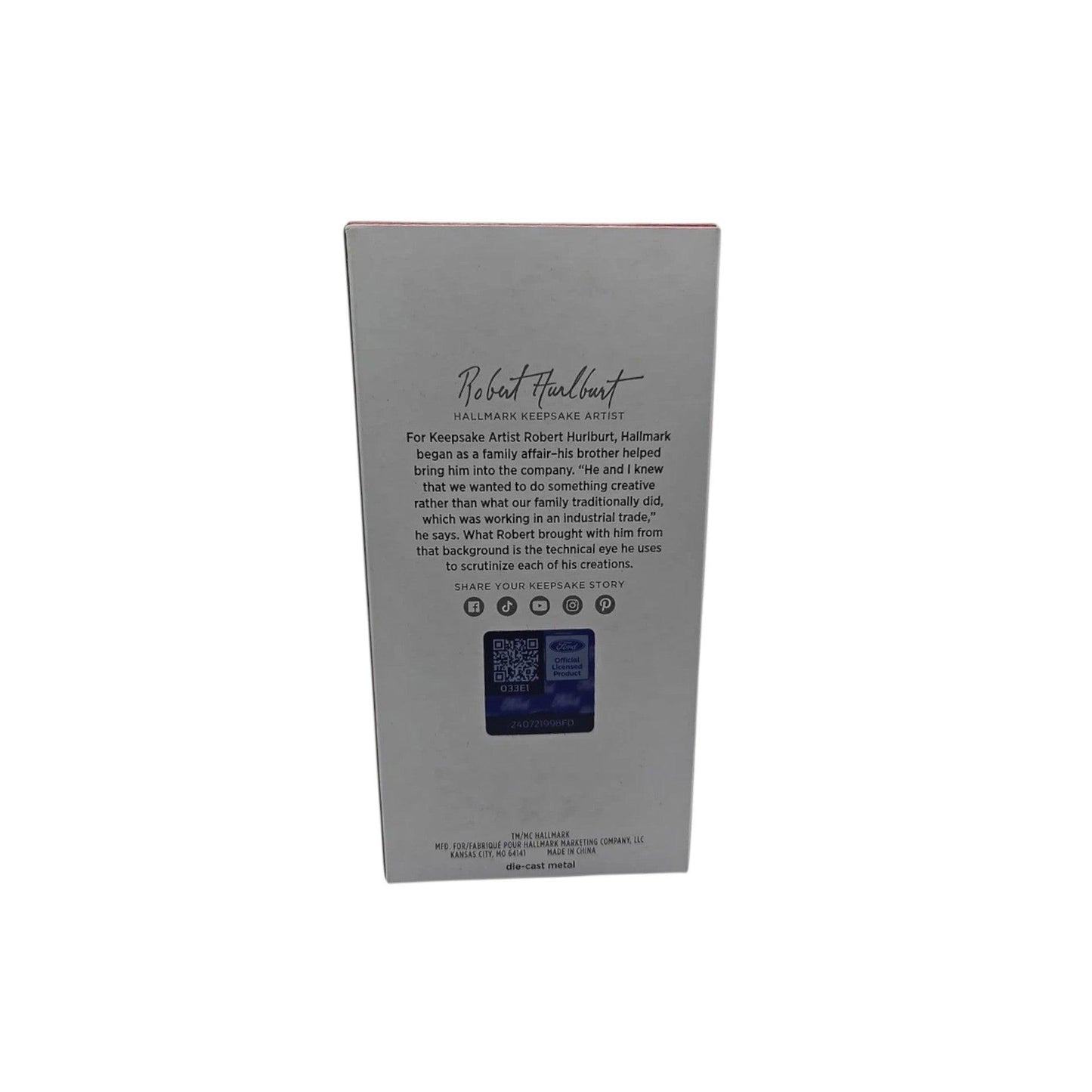 2024 Ford Mustang GT Hallmark Ornament (Classic American Cars) QXI7024