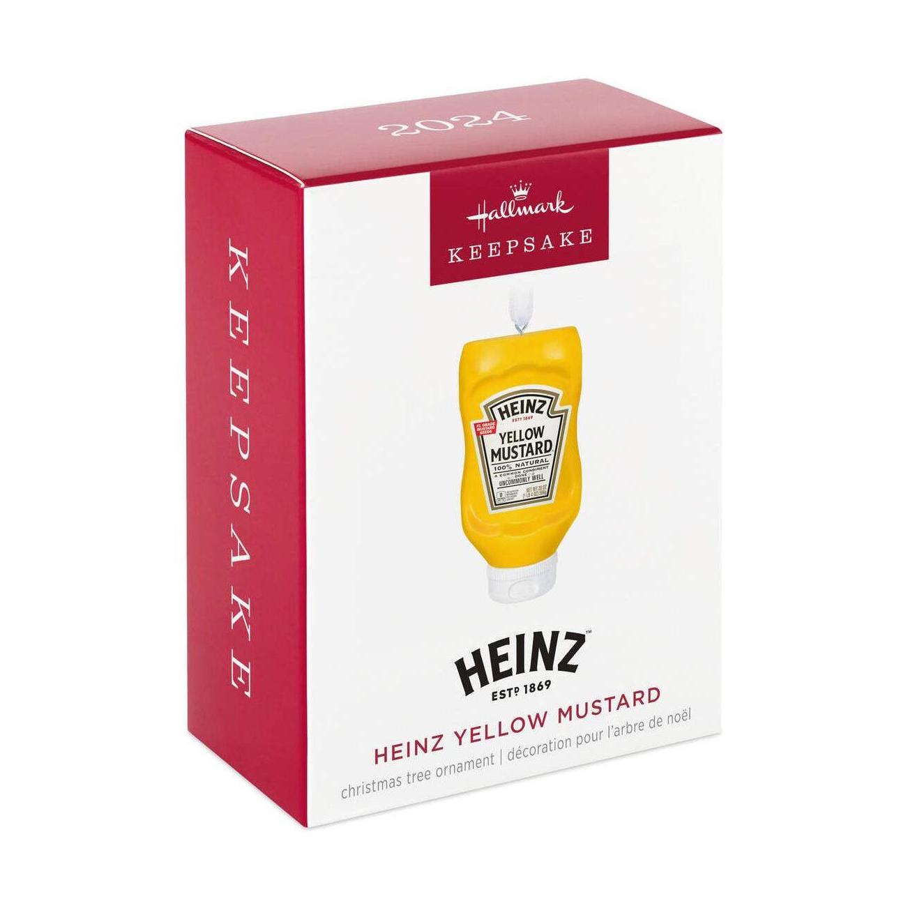 2024 Heinz Yellow Mustard Hallmark Ornament (Kitchen) QXI7814