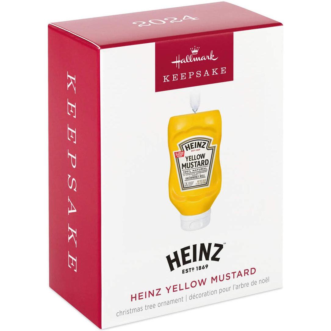 2024 Heinz Yellow Mustard Hallmark Ornament (Kitchen) QXI7814