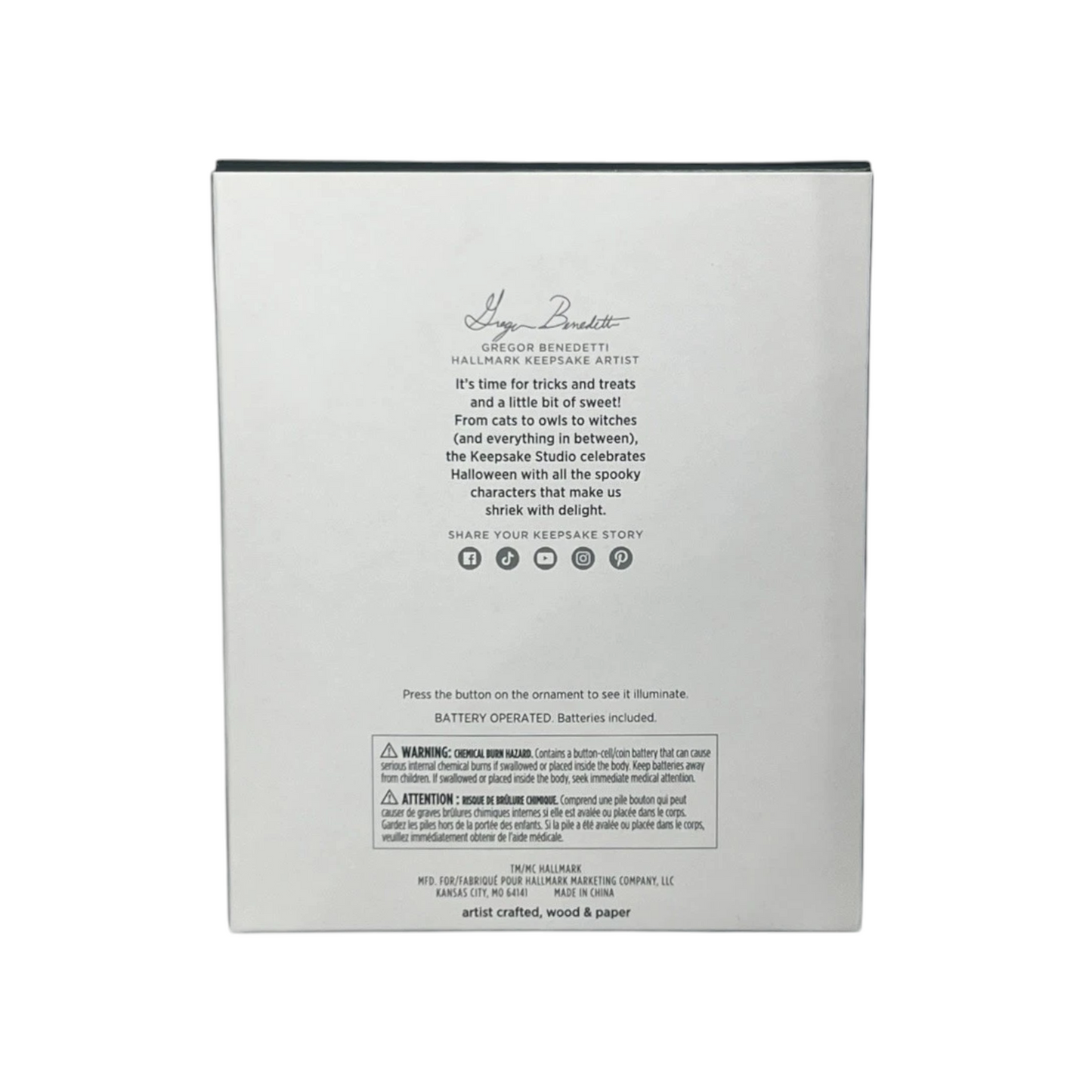 2024 It's the Great Pumpkin, Charlie Brown Hallmark Ornament (Peanuts) QFO5331