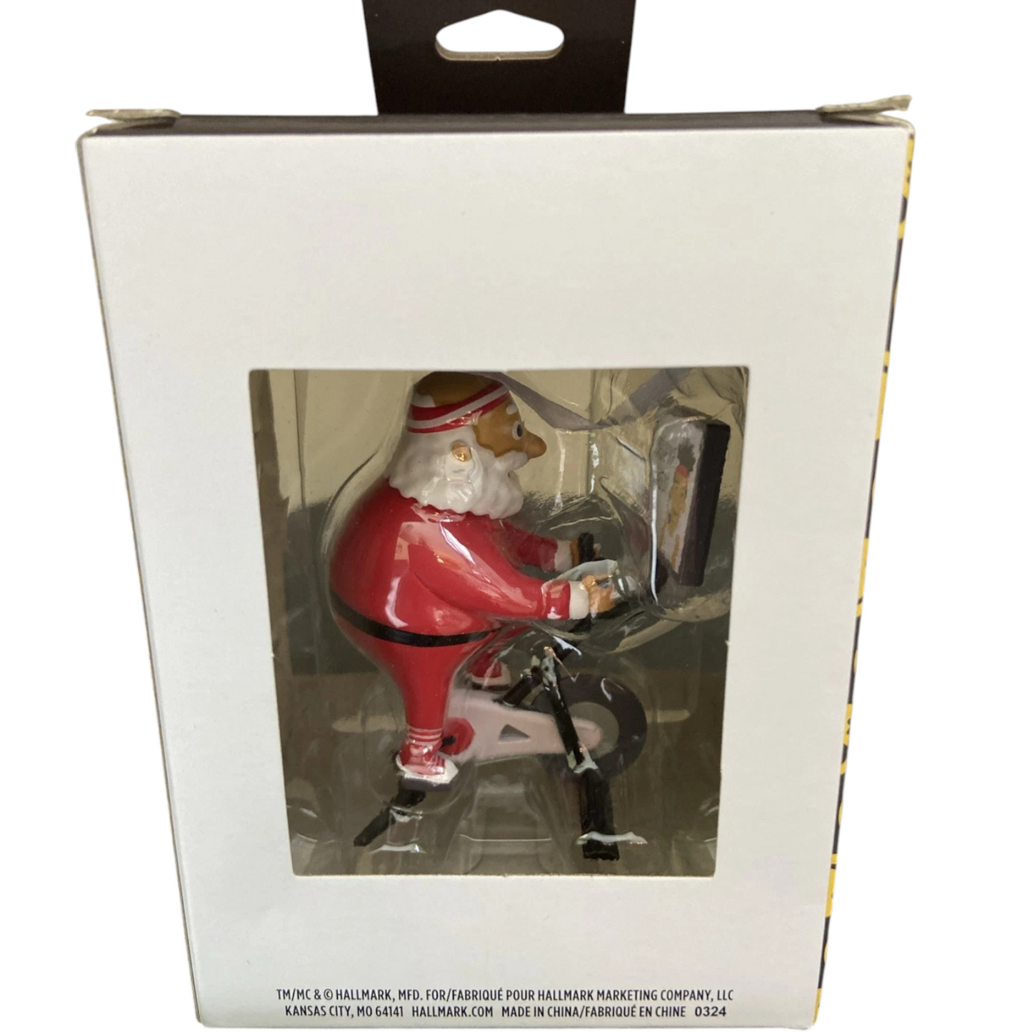 2024 Spin Class Santa Hallmark Ornament (Sports & Activities) 1HGO3292