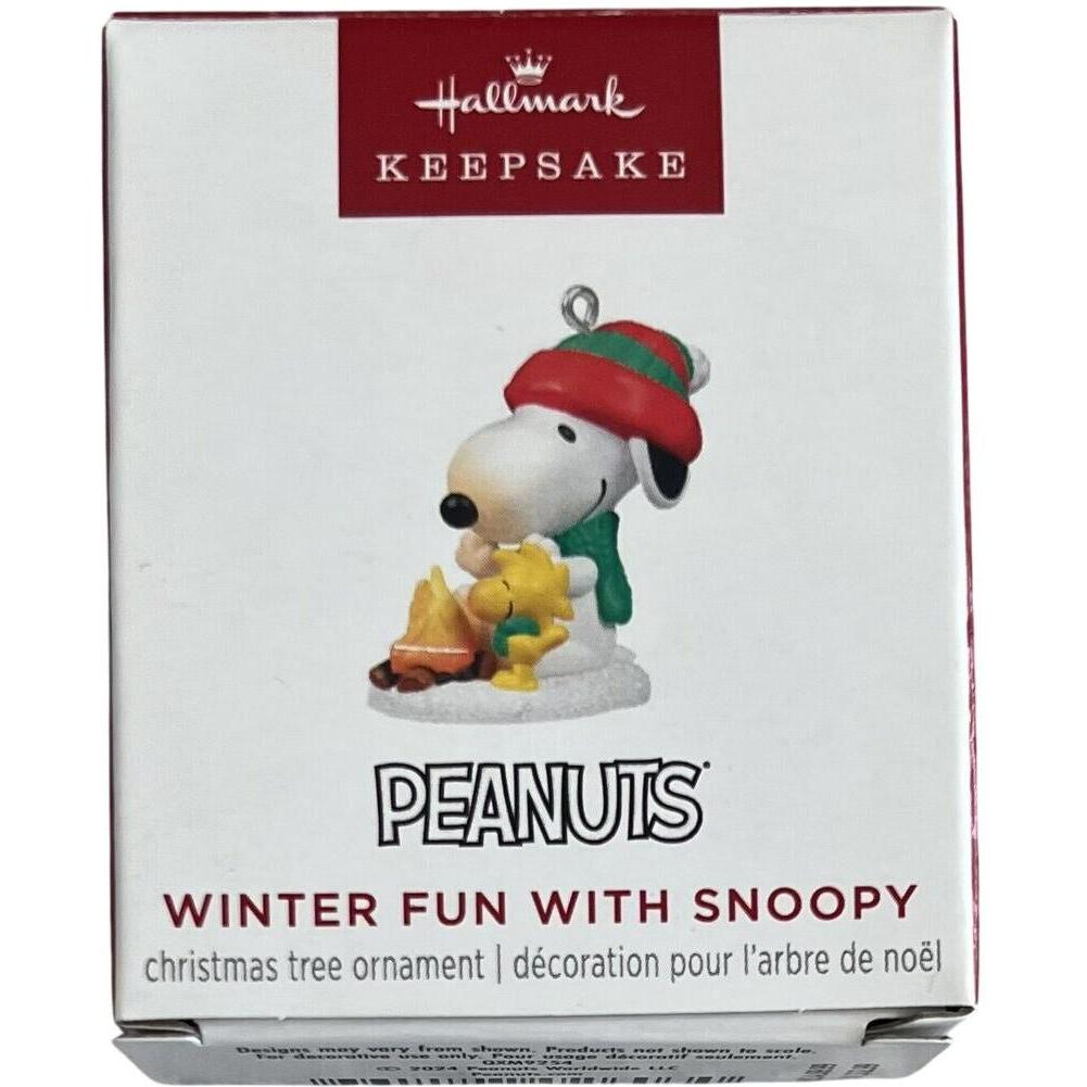 2024 Winter Fun With Snoopy Hallmark Ornament (Winter Fun with Snoopy) QXM9254