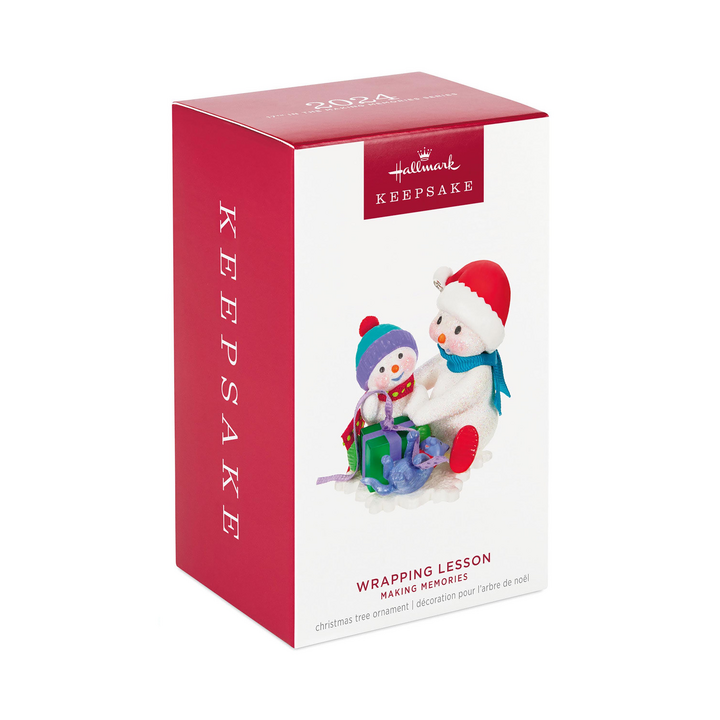2024 Wrapping Lesson Hallmark Ornament (Making Memories) QXR8054