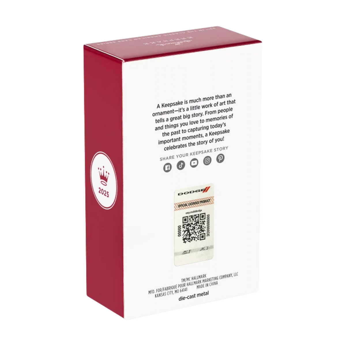 2025 1969 Dodge Super Bee Six Pack (Classic American Cars) Hallmark Ornament QXR8302 Image4