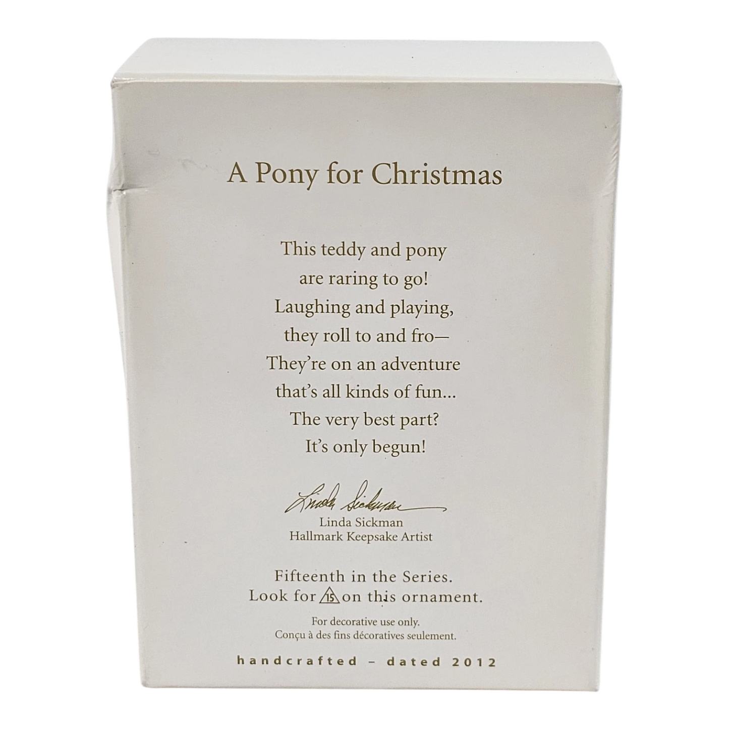 2012 A Pony for Christmas (A Pony for Christmas)