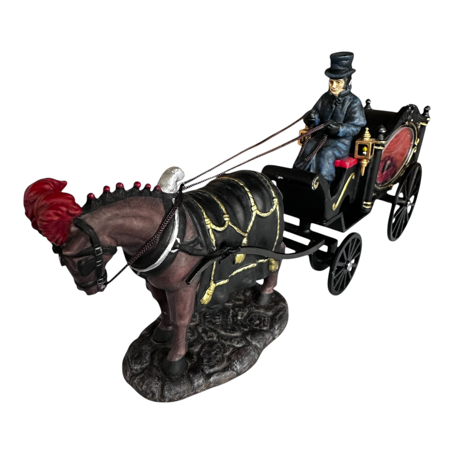 Vintage Horse Drawn Hearse - All Hallows' Eve - Dickens' Village Series (Department 56) 58574