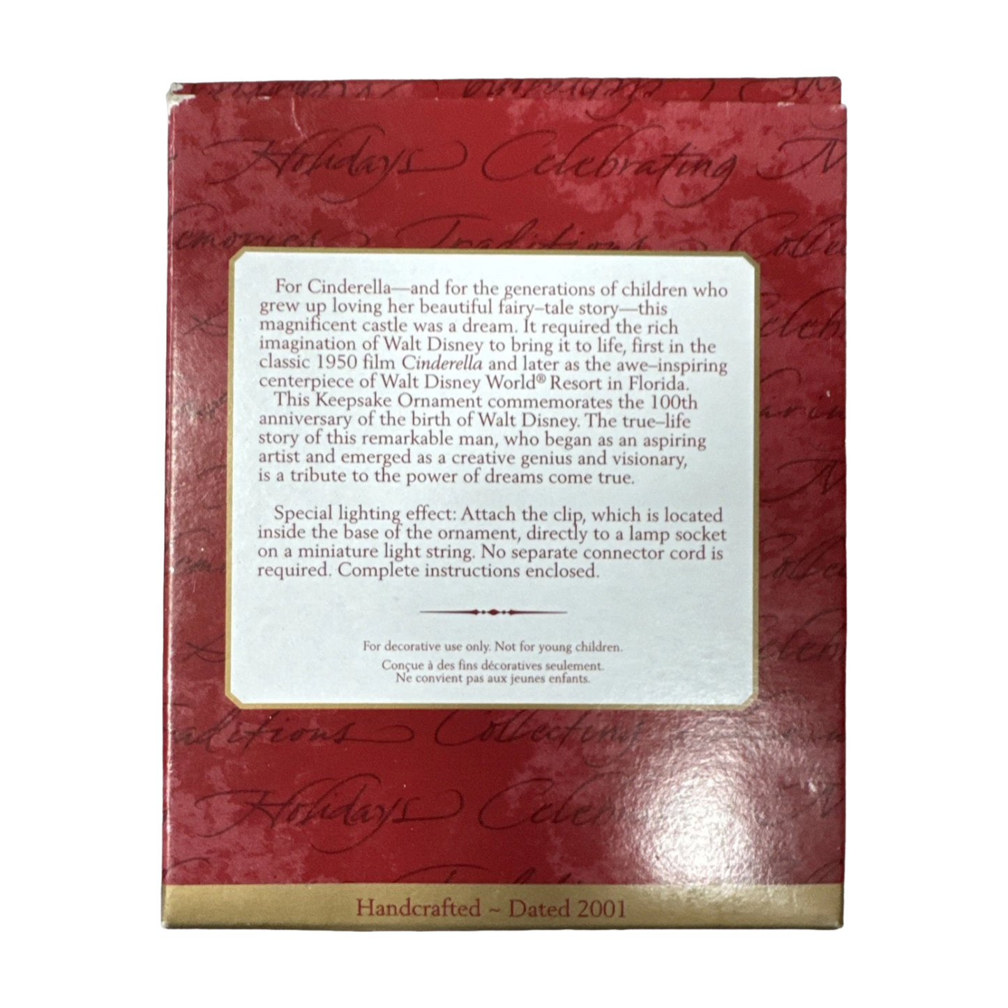 2001 Cinderella's Castle (Cinderella)