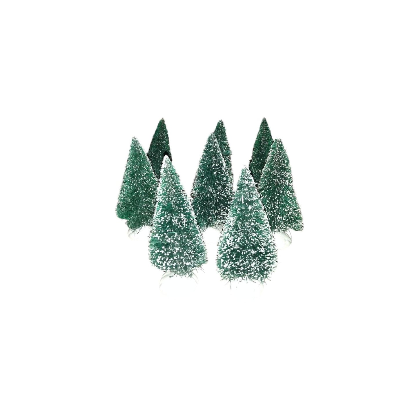 Vintage Village Frosted Topiary Trees (Set of 8) (Department 56) 5202-7