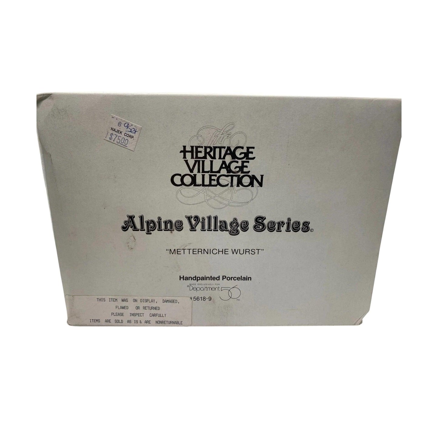 1992 Metterniche Wurst - Alpine Viollage Series (Department 56) 1358217