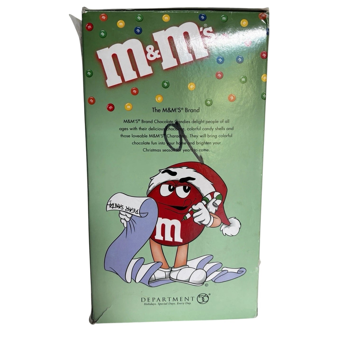 Vintage M&M'S Candy Store - Lighted House & Candy Dish (Department 56) 6231