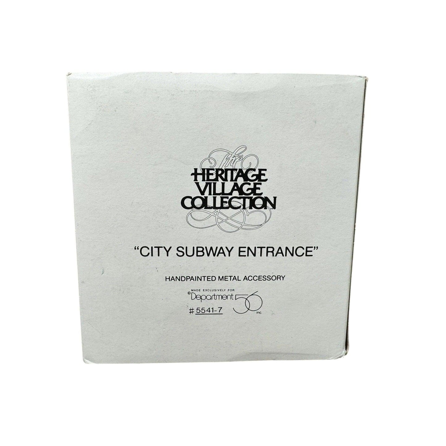 Vintage City Subway Entrance (Department 56) 1330031