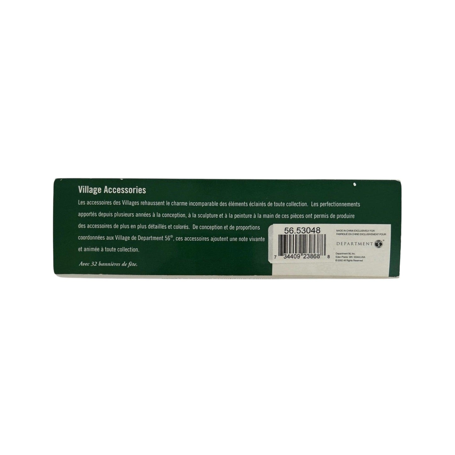 1999 (or effectively 2002) “Seasonal Lampposts (Set of 4)” – Department 56 Village Accessories, Item #56.53048