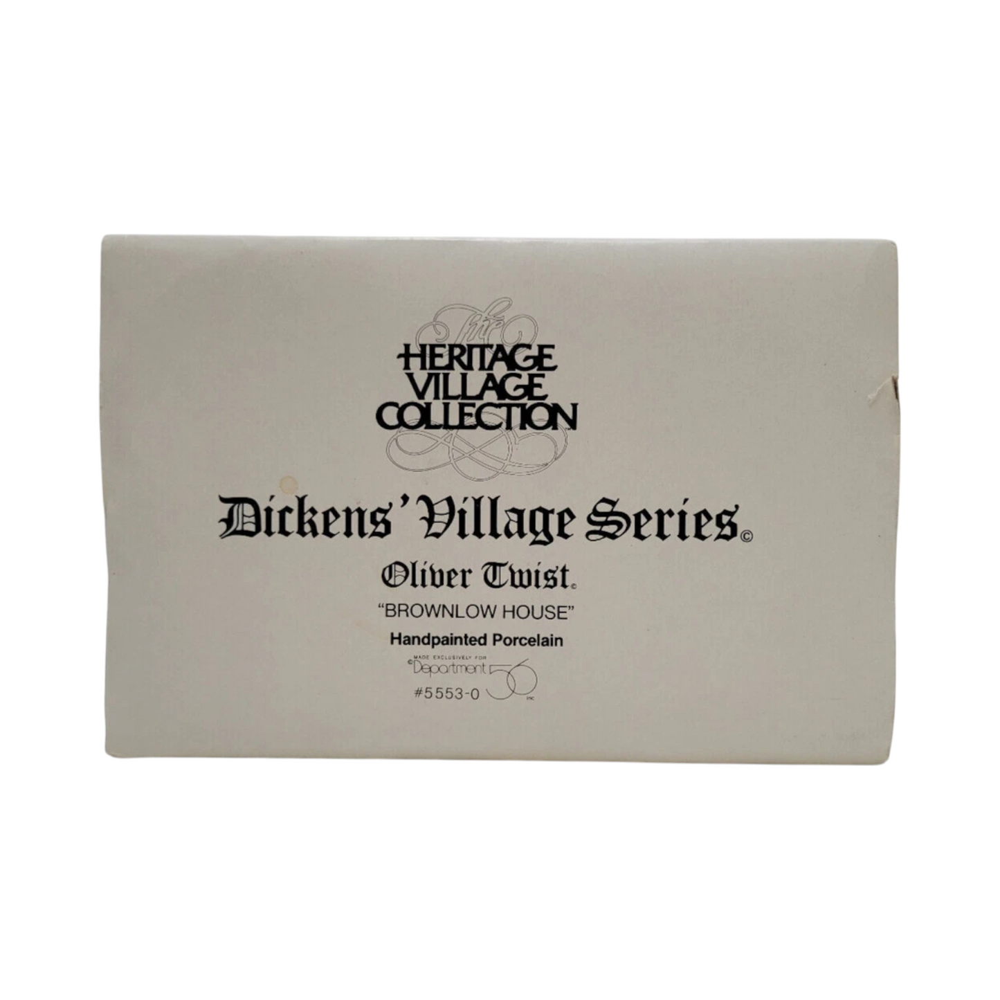 1991 Brownlow House - Oliver Twist (Dickens' Village Series) (Department 56)