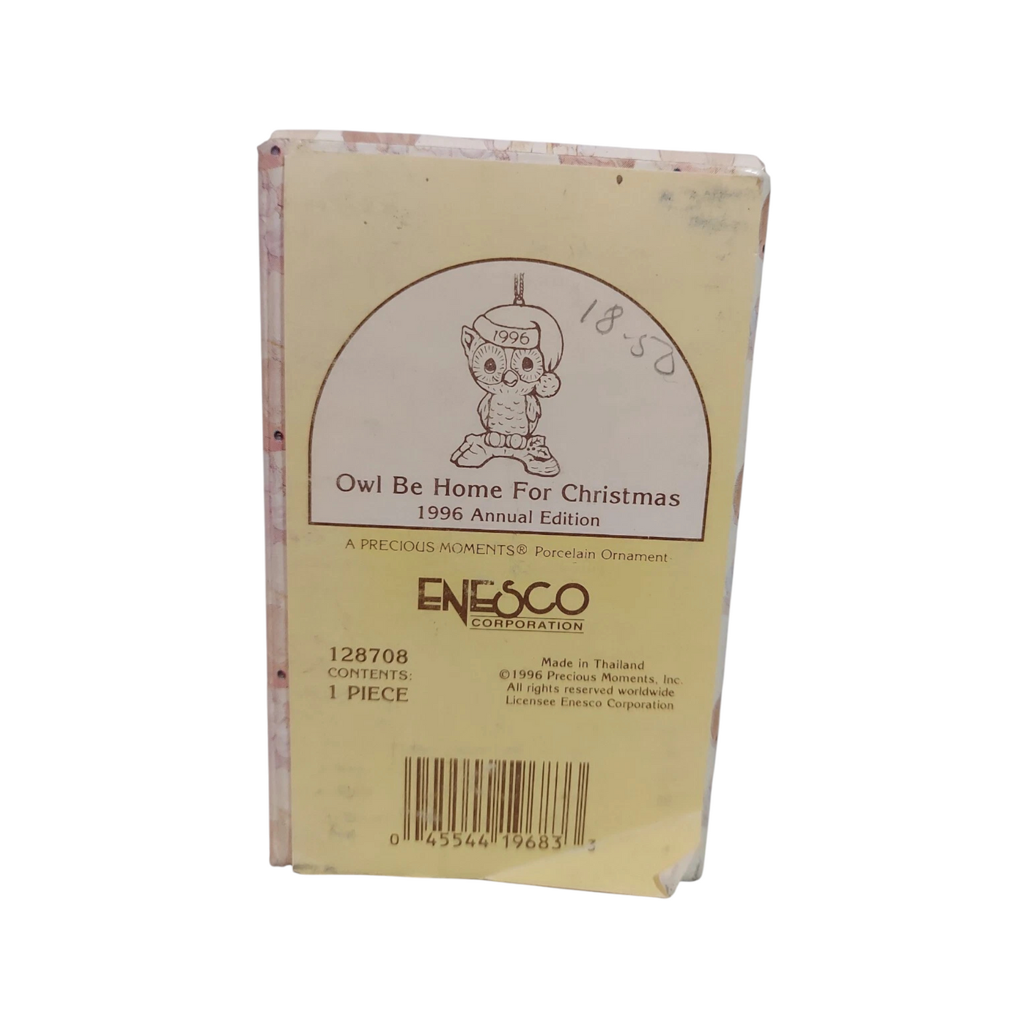 1996 Owl Be Home For Christmas (Precious Moments)