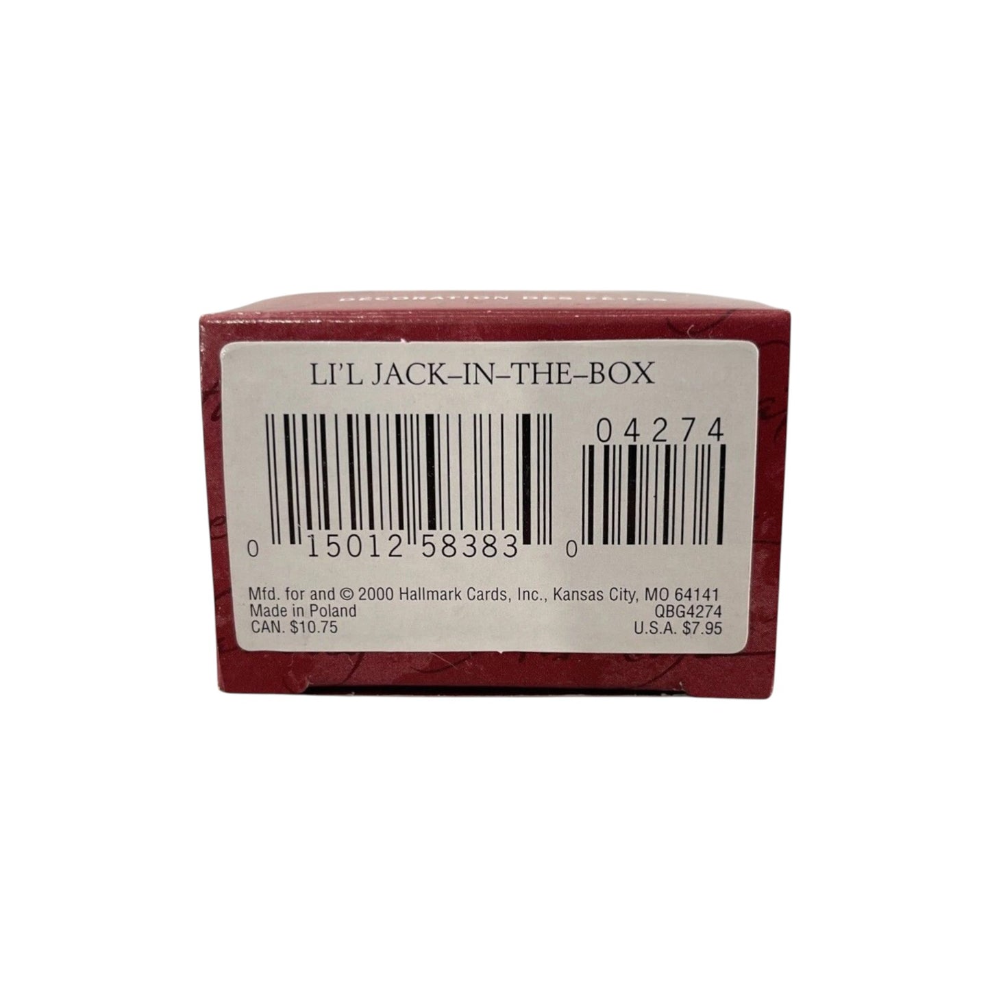 2000 Lil’ Jack-In-The-Box (Blown Glass)