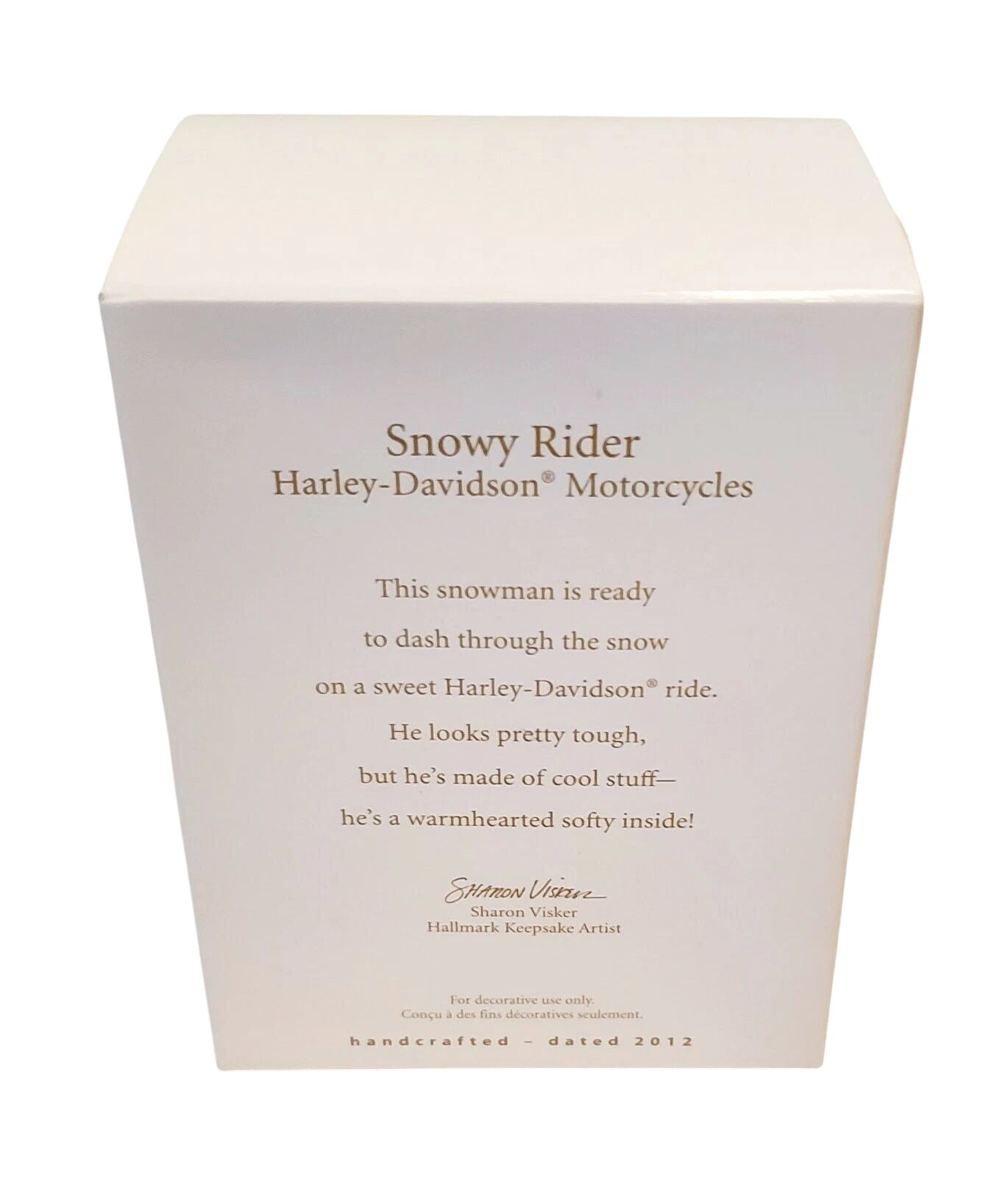 2012 Snowy Rider Hallmark Ornament (Harley-Davidson) QXI2084