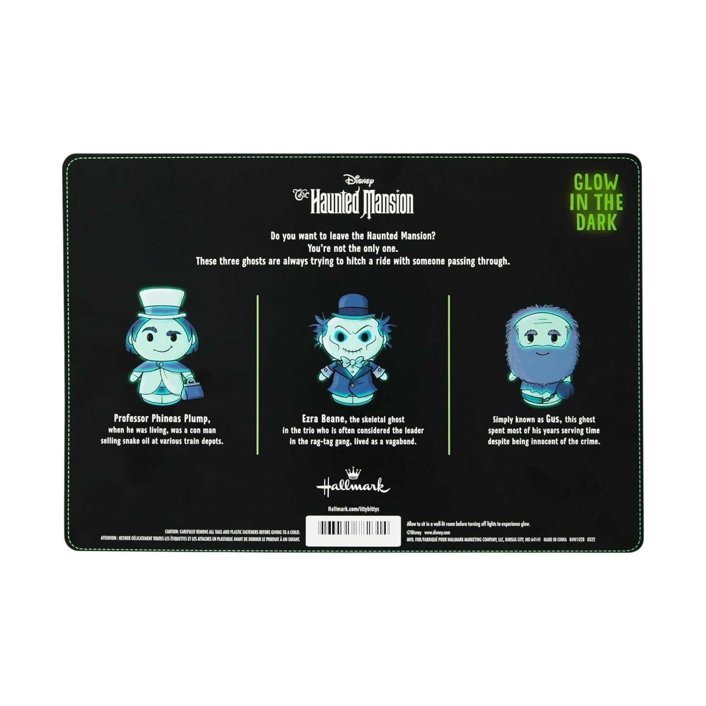 KHW1028 The Haunted Mansion Itty Bittys Hallmark Ornament (The Haunted Mansion) KHW1028