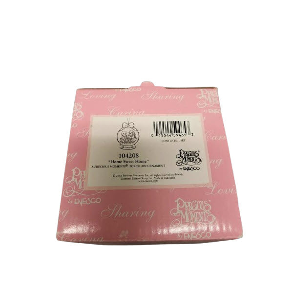 Precious Moments Boy and Girl Ball Ornament with Soft Pastel Colors