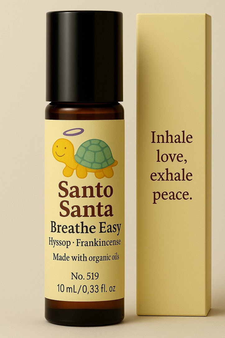 Santo Santa Breathe Easy Essential Oil Roll-On No. 519 – Hyssop & Frankincense (10 mL)