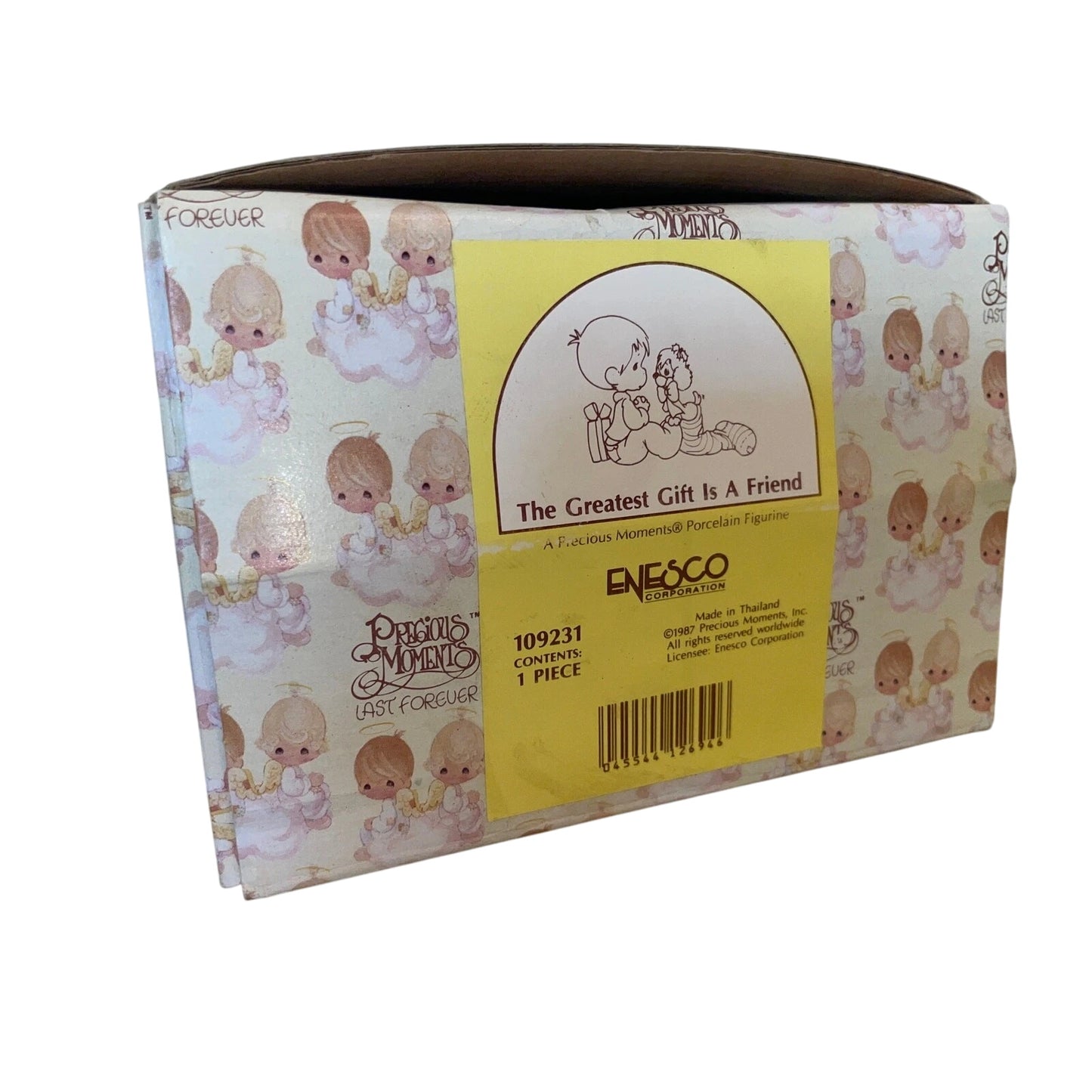 The Best Friend is a Dog Porcelain Figurine - Shop Now!