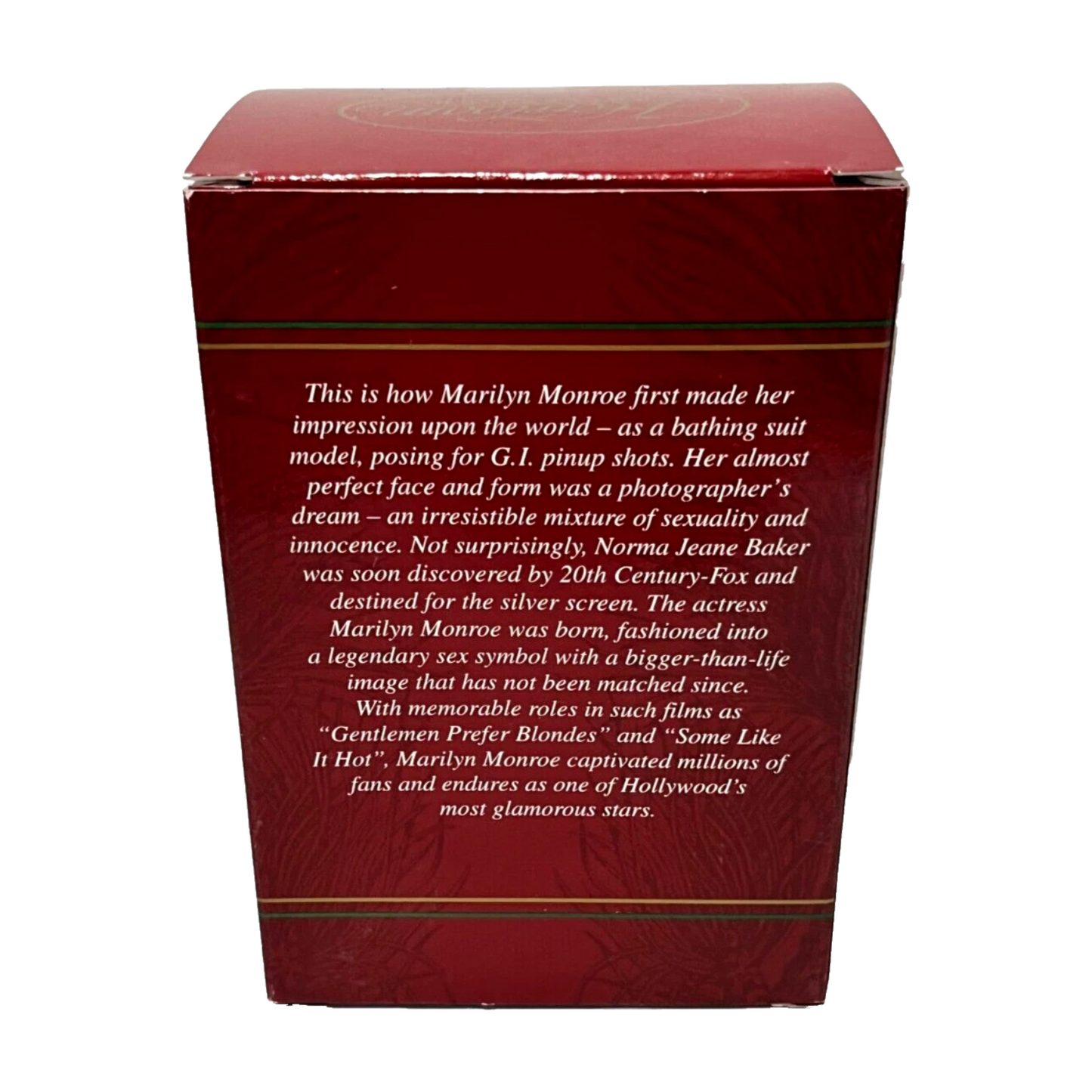 Vintage Bathing Beauty Marilyn Carlton Cards Ornaments (Marilyn Monroe) CXOR-071C