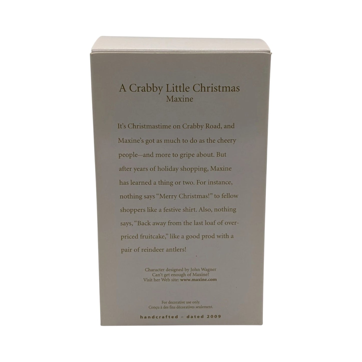 2009 A Crabby Little Christmas (Maxine)