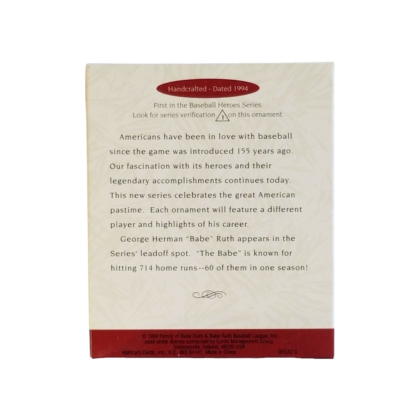 1994 Babe Ruth (Baseball Heroes)