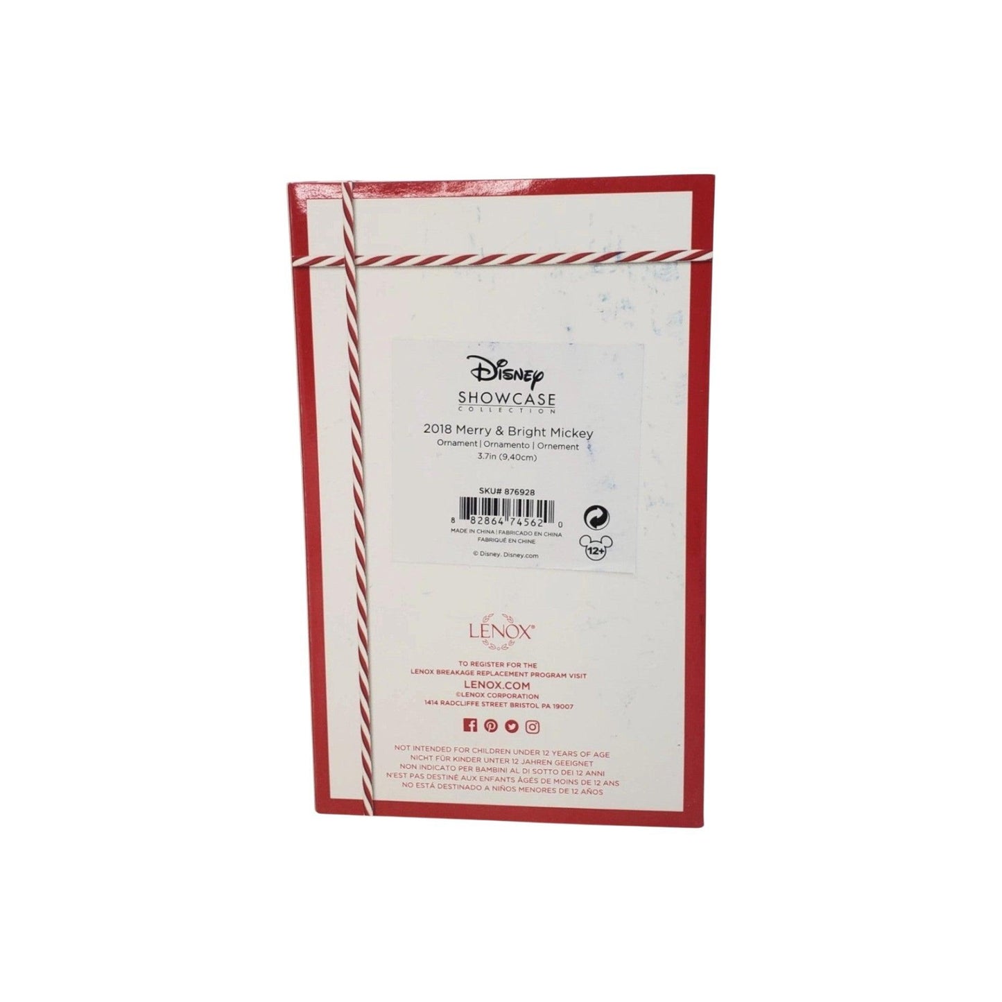 2018 Merry & Bright Mickey (Annual Holiday Ornament)