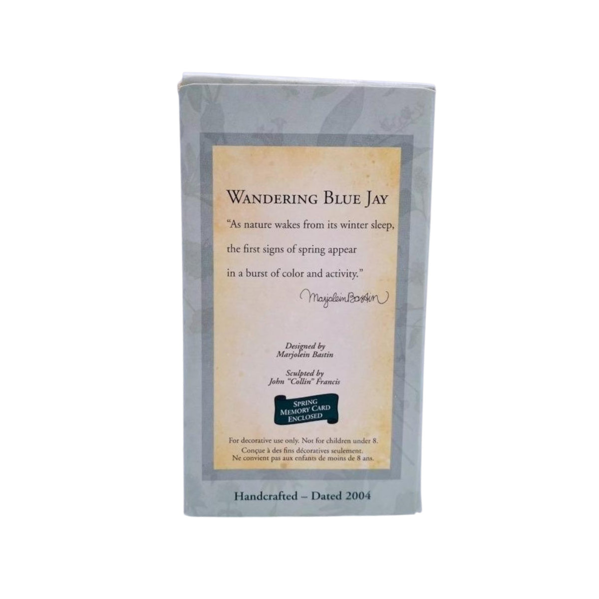 2004 Wandering Blue Jay (Marjolein Bastin)