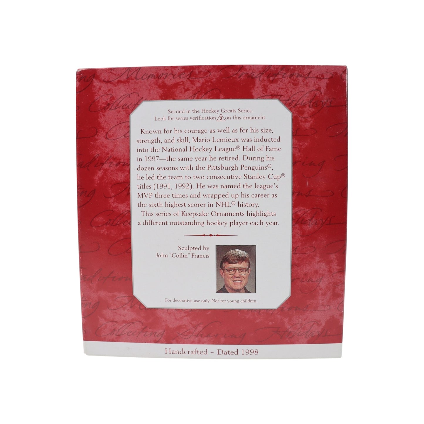 1998 Mario Lemieux (Hockey Greats)