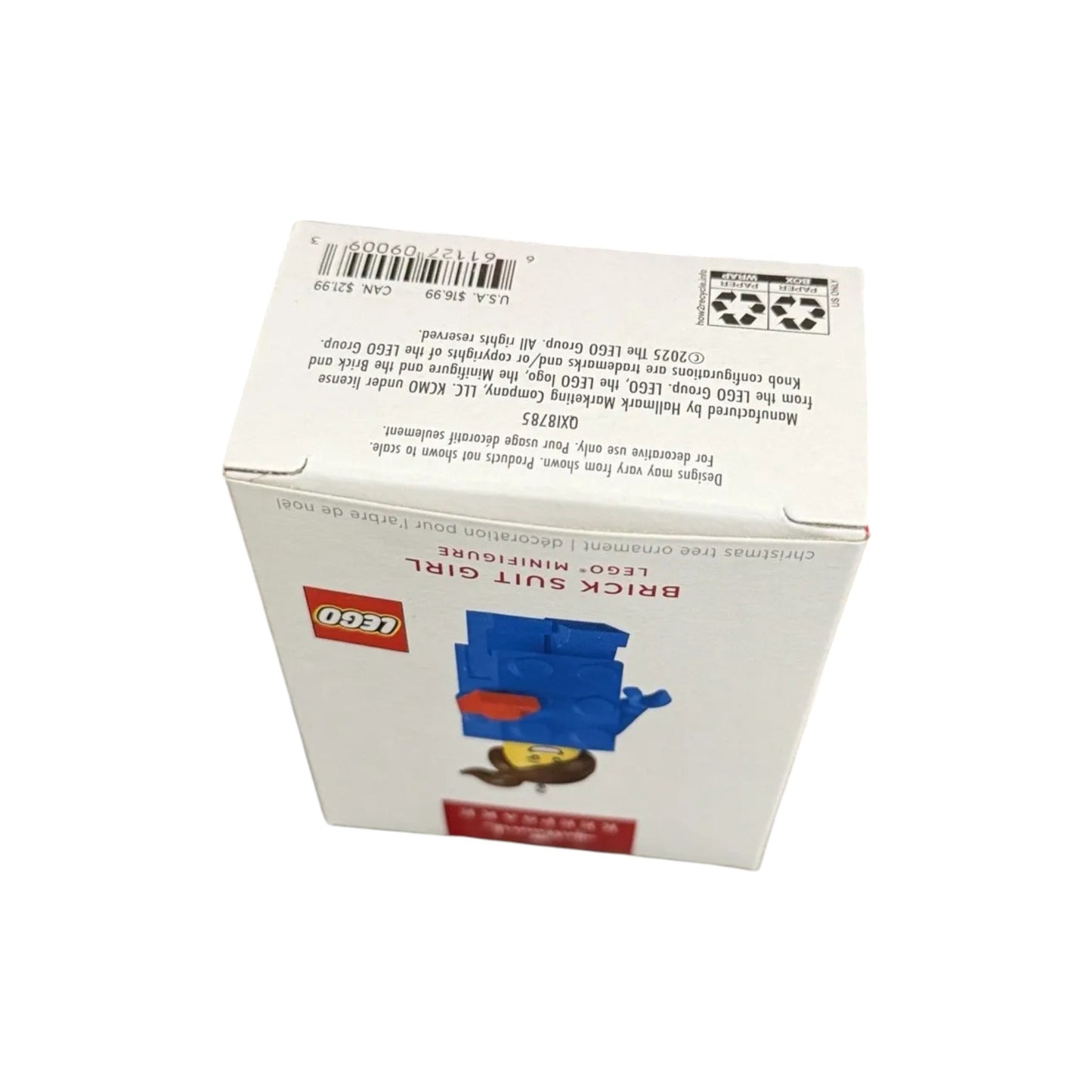 2025 Brick Suit Girl LEGO Minifigure