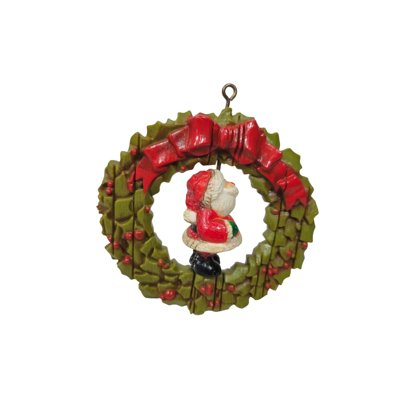 1976 Santa in Wreath (Twirl-About)