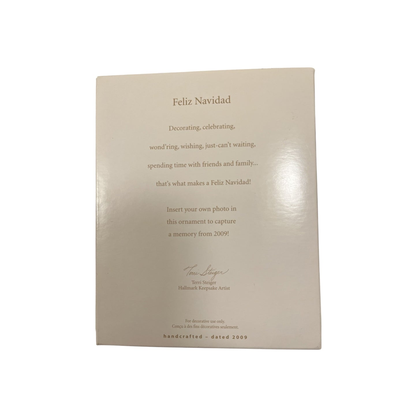 2009 Feliz Navidad (Photo Holder)