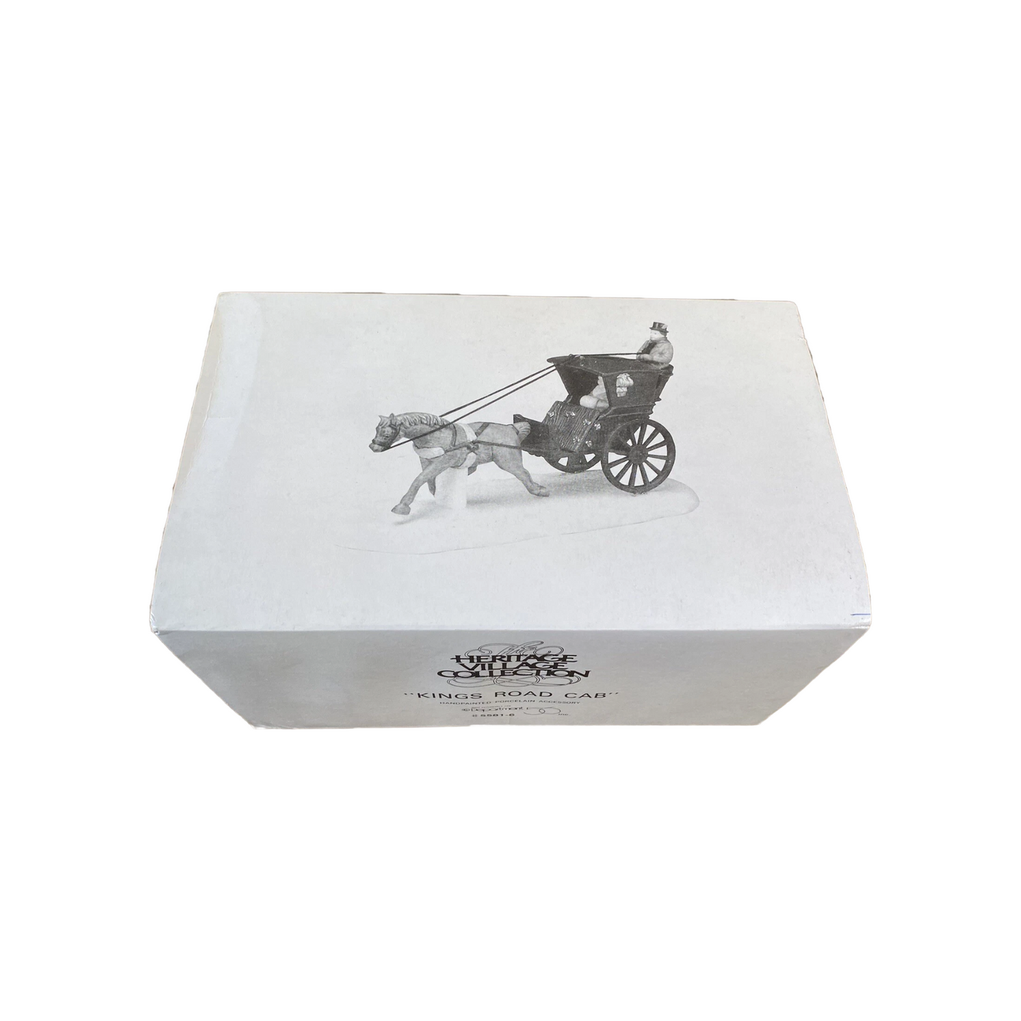 1989 Vintage Kings Road Cab – Heritage Village Collection (Department 56 #5581-6)