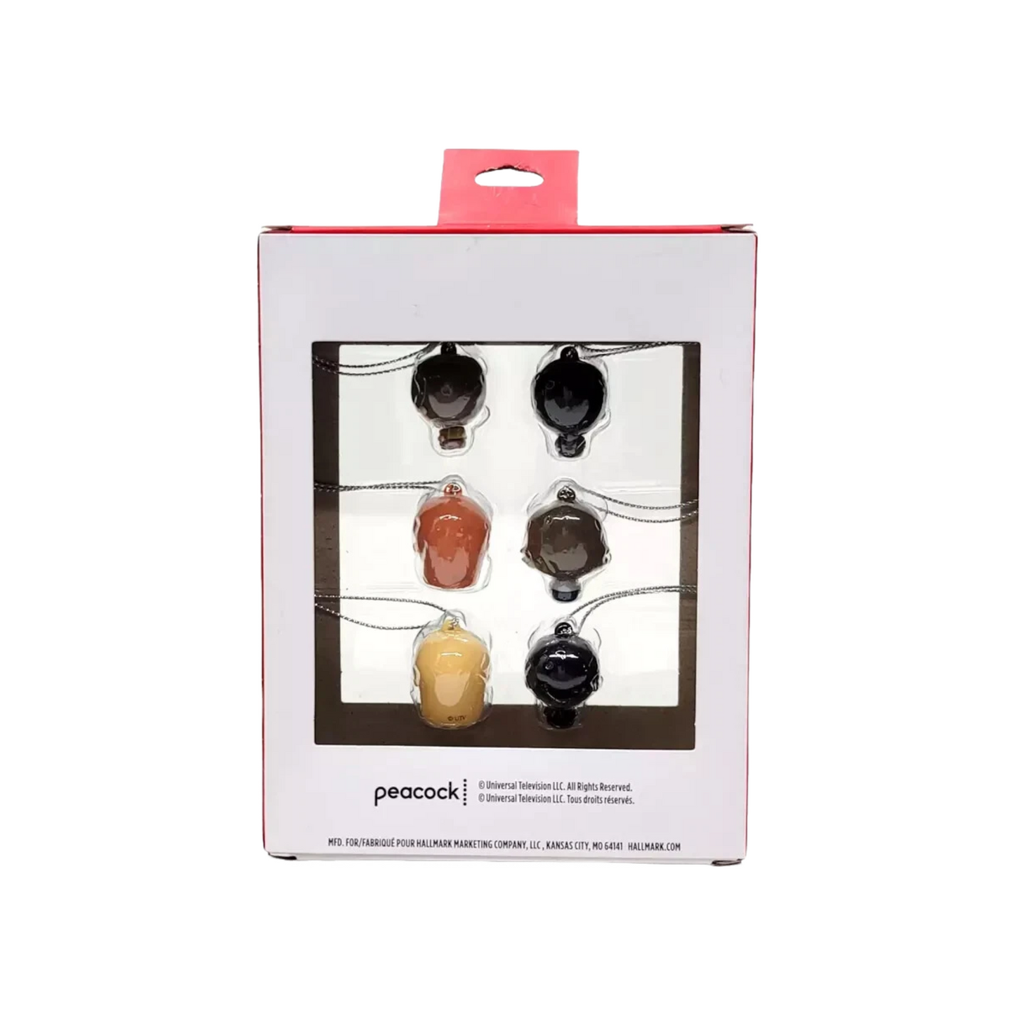 2024 Set of 6 Mini Ornaments (Miniature Ornaments)