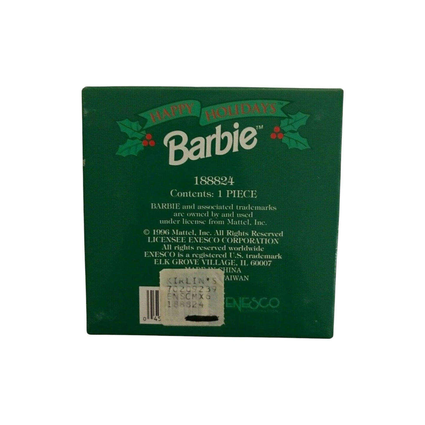 1996 Happy Holiday Barbie (Barbie)